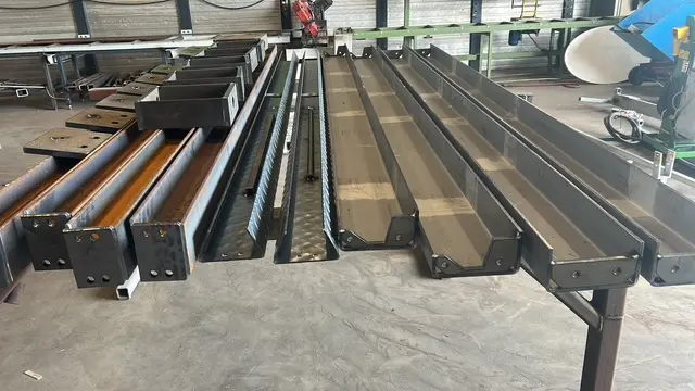 Stalen onderdelen voor rollenbanen in internationale luchthavens