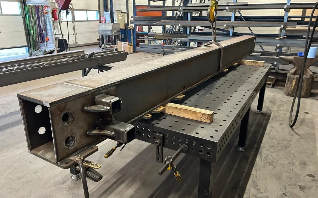 Stalen liggers voor uitschuifbare trailers